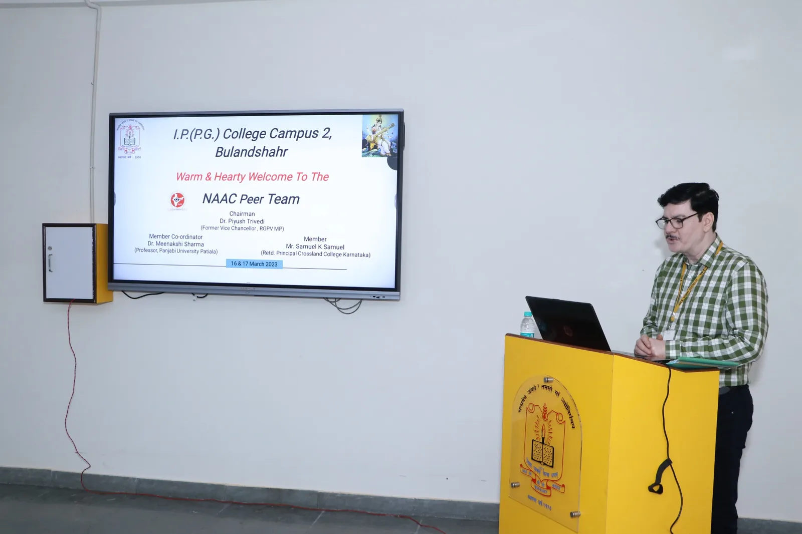 NAAC Welcome Presentation